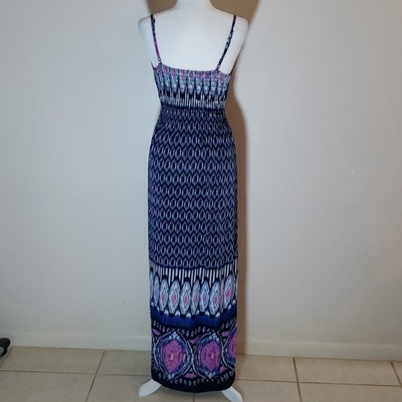 All Over Print Maxi Dress Size L - Picture 2 of 4